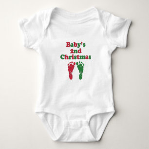 Body Para Bebé Del bebé el navidad en segundo lugar