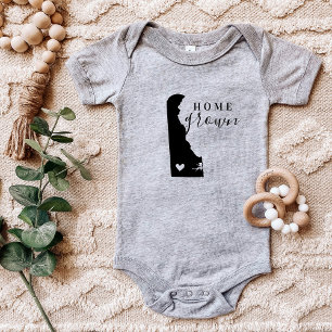 Body Para Bebé Delaware Home Grown State Tee