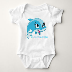 Body Para Bebé delfín azul