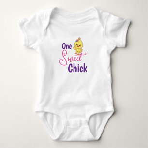 Body Para Bebé Deliciosos pollitos bebés Un pollito dulce Bib bla