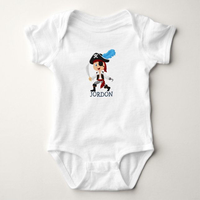 Body Para Bebé Delight Pirate Baby Bodysuit (Anverso)
