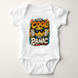 Body Para Bebé Demasiado genial para entrar en pánico Diseño gráf