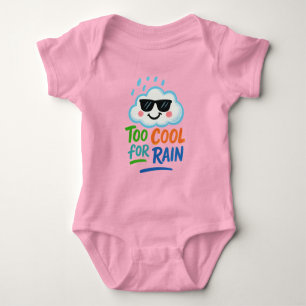 Body Para Bebé Demasiado genial para la lluvia Traje de bebé de