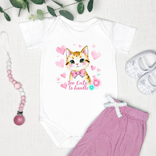 Body Para Bebé "Demasiado Lindo para Manejar" Adorable