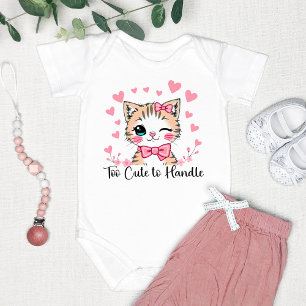 Body Para Bebé "Demasiado Lindo para Manejar" Adorable