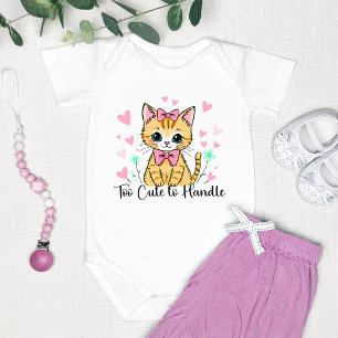 Body Para Bebé "Demasiado Lindo para Manejar" Adorable