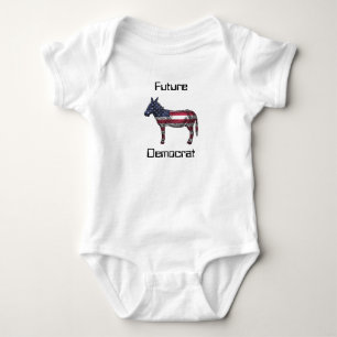 Body Para Bebé Demócrata Futuro
