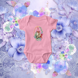 Body Para Bebé Denominación personalizada de huevo de pintura de