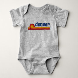 Body Para Bebé Denver Love Baby Unisex de inspiración vintage