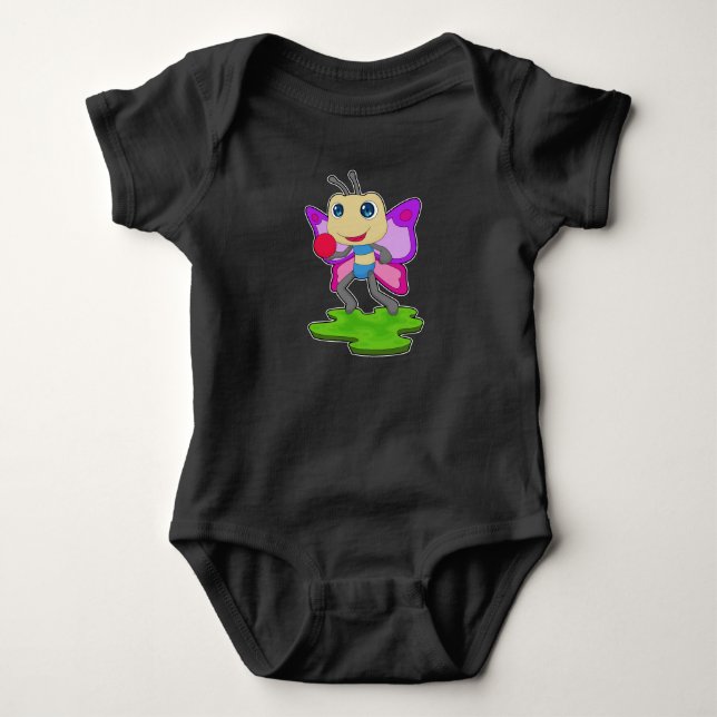 Body Para Bebé Deportes de mariposa (Anverso)