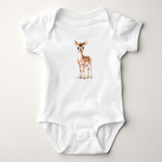 Body Para Bebé Depósito de bebé adorable (Anverso)