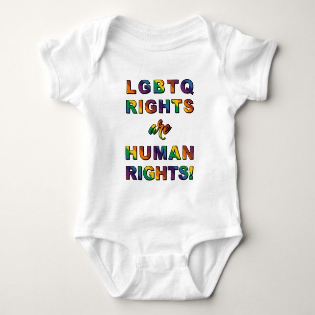 BODY PARA BEBÉ DERECHOS LGBTQ... (Anverso)