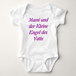 Body Para Bebé DES Vatis, onsie alemán de Kleine Engel del der