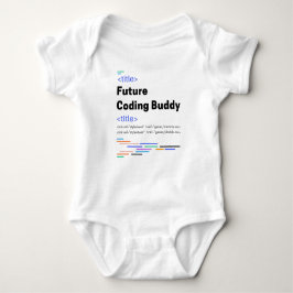 Body Para Bebé Desarrollador de Future Coding Buddy Cute