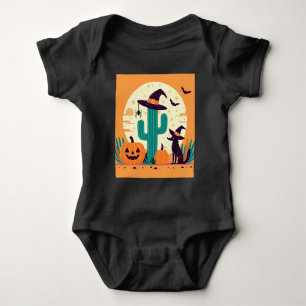 Body Para Bebé Desierto/cactus del suroeste de Halloween