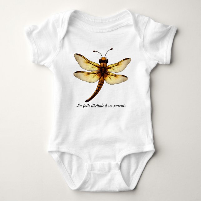 Body Para Bebé Dessin d'une libellule  (Anverso)