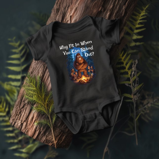 Body Para Bebé Destacar a los niños de Sasquatch (Subido por el creador)