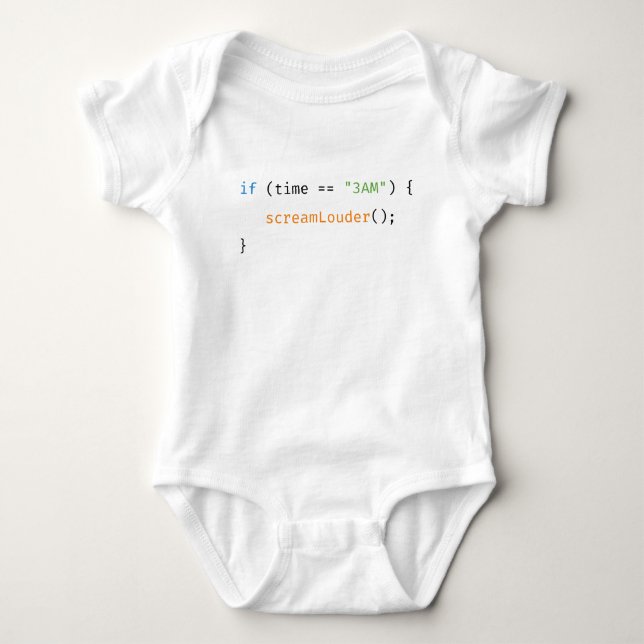 Body Para Bebé Developer Funny Baby Code Programmer (Anverso)