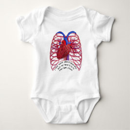 Body Para Bebé Dextrocardia broma 