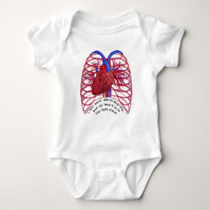 Body Para Bebé Dextrocardia broma