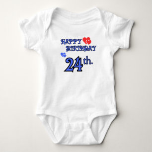 Body Para Bebé Día 24 Traje de cumpleaños