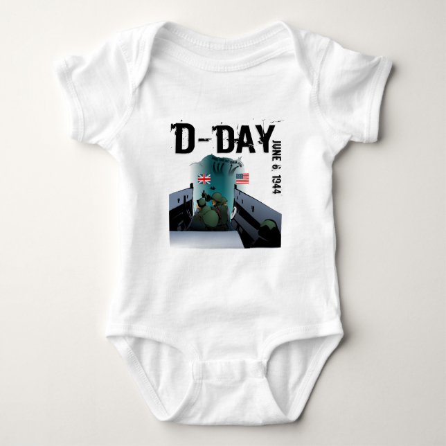 Body Para Bebé DÍA D 6 de junio de 1944 (Anverso)