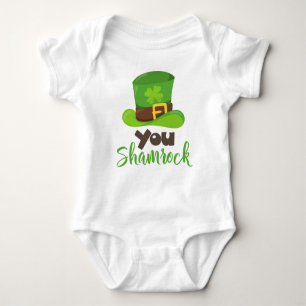 Body Para Bebé Día de San Patricio, Gorra Leprechaun, Shamrock