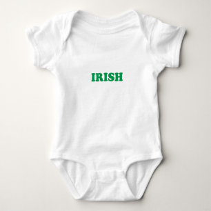 Body Para Bebé Día de San Patricio Irlandés Verde blanco