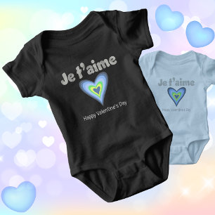Body Para Bebé Día de San Valentín Francés para Niño