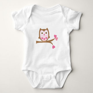 Body Para Bebé Día de San Valentín Owl