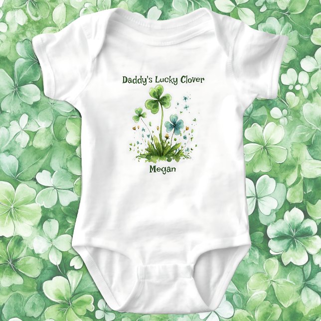Body Para Bebé Día del amante afortunado Shamrock St. Patricks de (Subido por el creador)