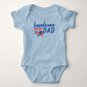 Body Para Bebé Día del Padre Papá 4 de Julio Verano
