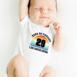 Body Para Bebé Día del Salto 29 feb. Año del salto del atardecer