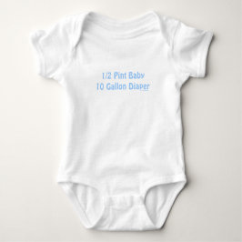 Body Para Bebé Diaper gracioso cita a Shirt bebé