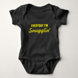 Body Para Bebé Diario soy Snugglin divertido