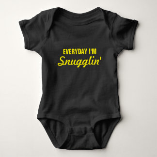 Body Para Bebé Diario soy Snugglin divertido