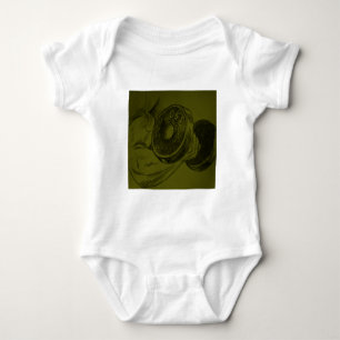 Body Para Bebé Dibujo a lápiz de fitness para culturismo