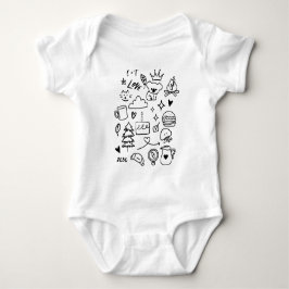 Body Para Bebé Dibujos Animales y Naturaleza Kawaii para Niños
