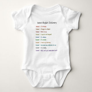 Body Para Bebé Diccionario Niño-Inglés