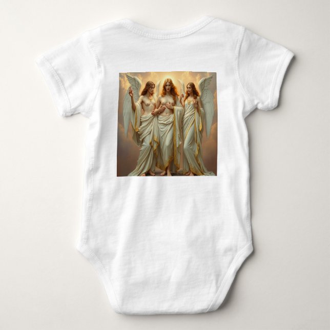 Body Para Bebé „Die drei heiligen Schutzengel“ (Reverso)