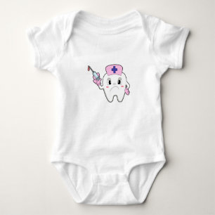 Body Para Bebé Dientes como enfermera con jeringas.PNG