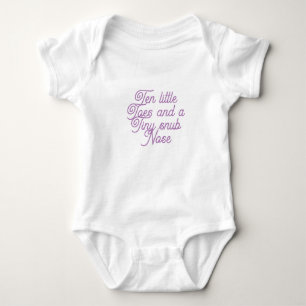 Body Para Bebé Diez Toques Pequeños Traje De Bebé