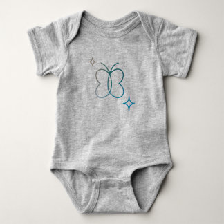 Body Para Bebé Dije que eso es mentira Grey baby bodysuit