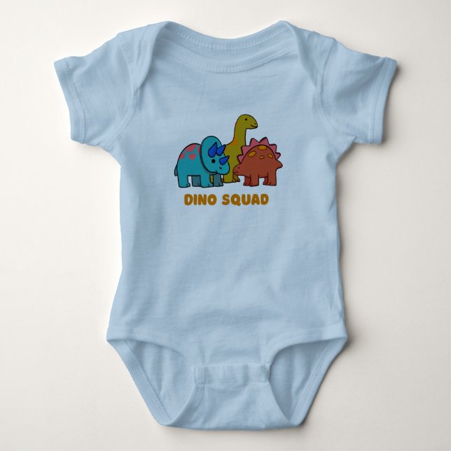 Body Para Bebé Dino Baby Bodysuit (Anverso)