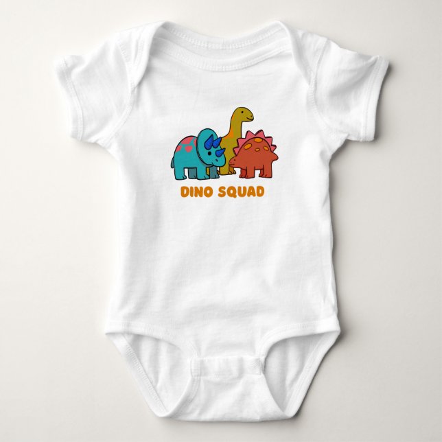 Body Para Bebé Dino Baby Bodysuit (Anverso)