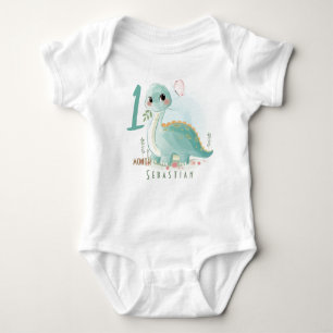 Body Para Bebé Dino dulce Baby Bodysuit