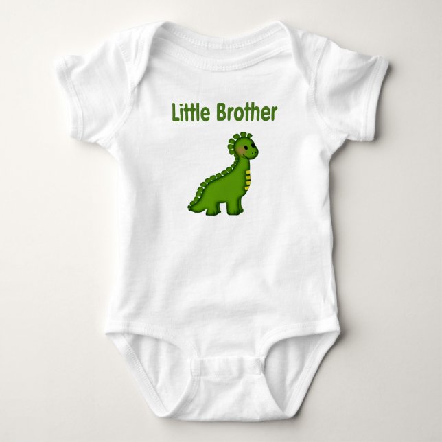 Body Para Bebé Dino Little Brother (Anverso)