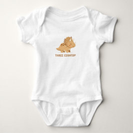 Body Para Bebé Dino Pun Cute – Tricera-Top