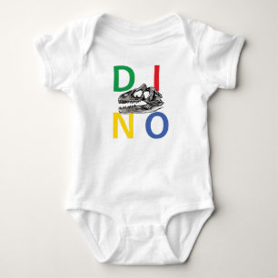 Body Para Bebé DINO - Traje para niños blancos