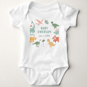 Body Para Bebé Dinosaur Baby Bodysuit